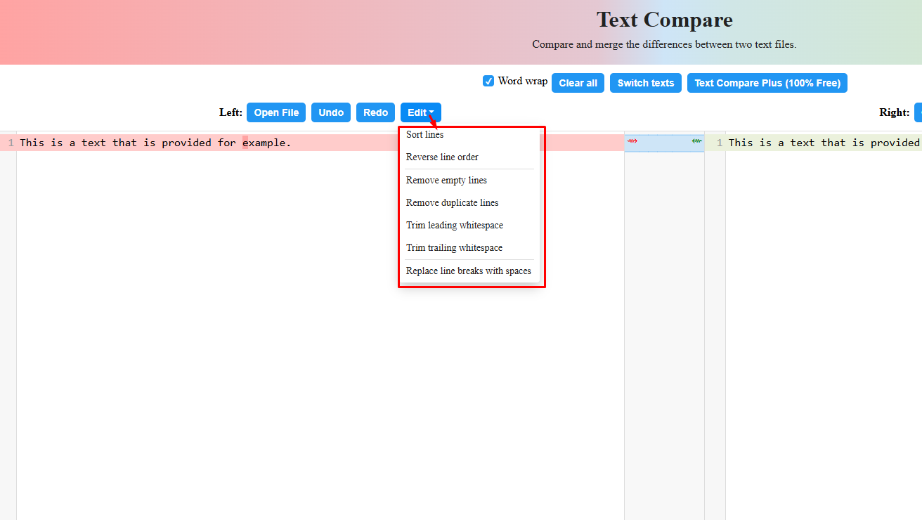 Use Extra Editing Features