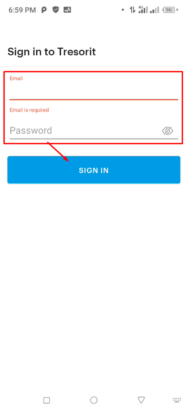Account দিয়ে Login