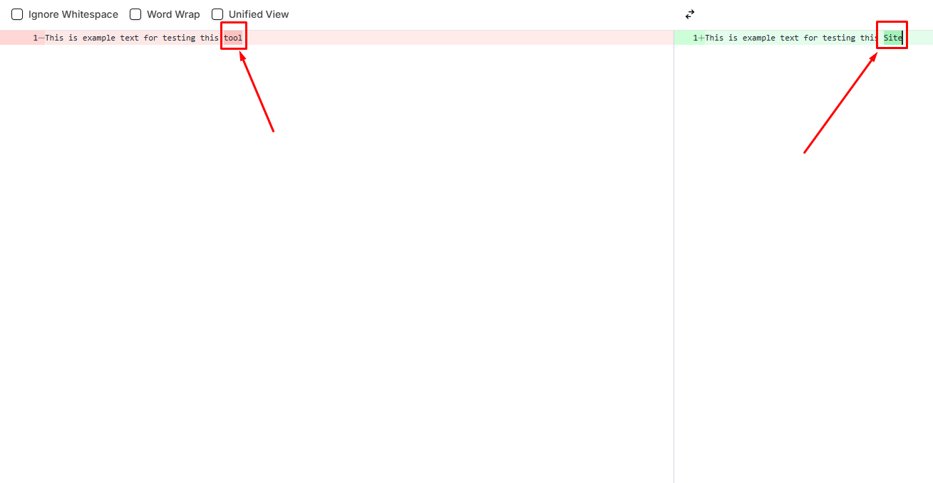 দুই ফাইলের মধ্যেকার Difference