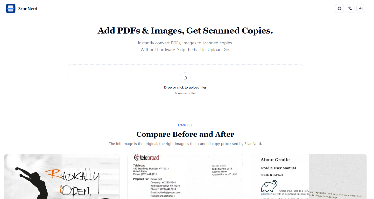 ScanNerd-এর WEBSITE
