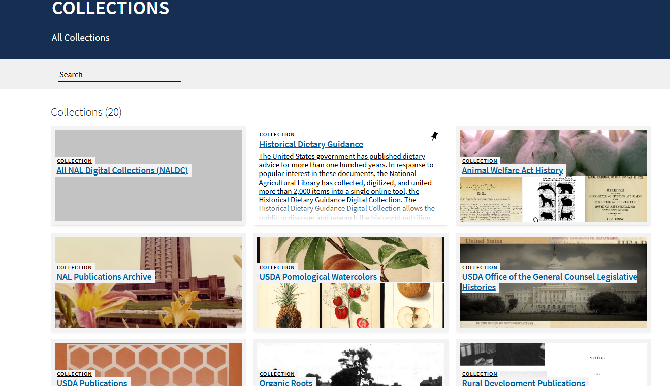 USDA Pomological Watercolors Website