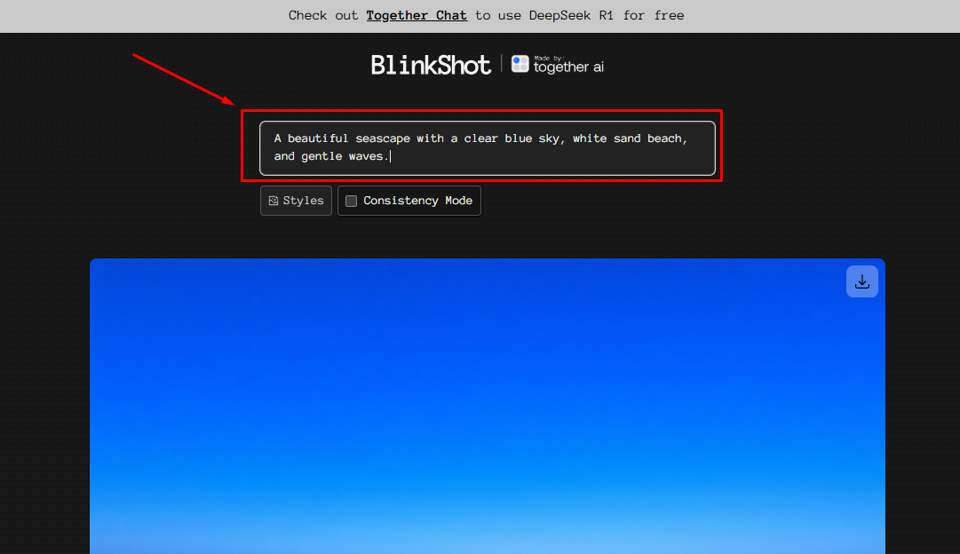 DESCRIPTION PROMPT বক্সে INPUT