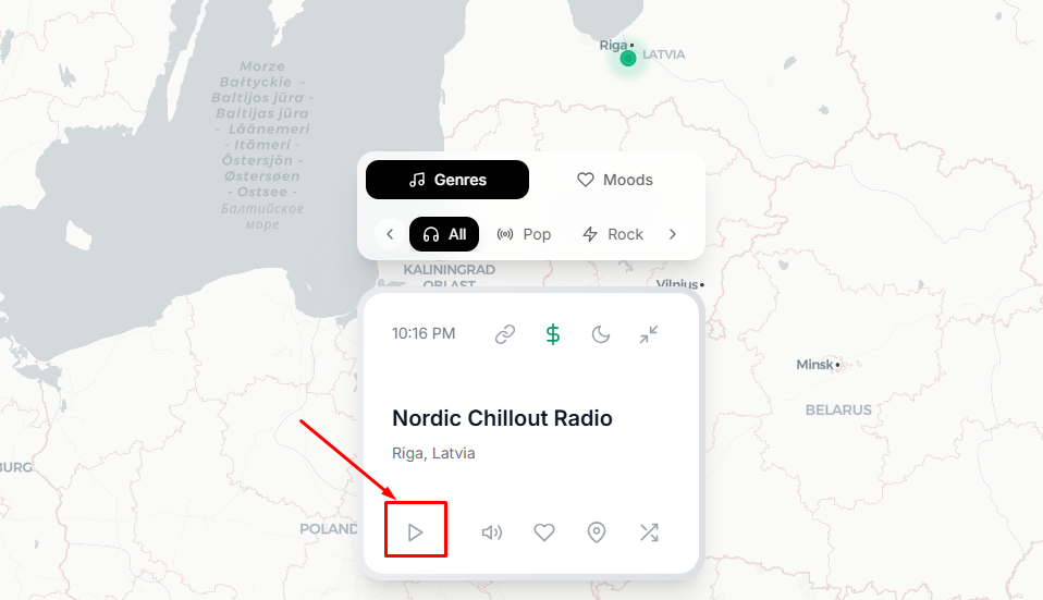 প্লে তে ক্লিক