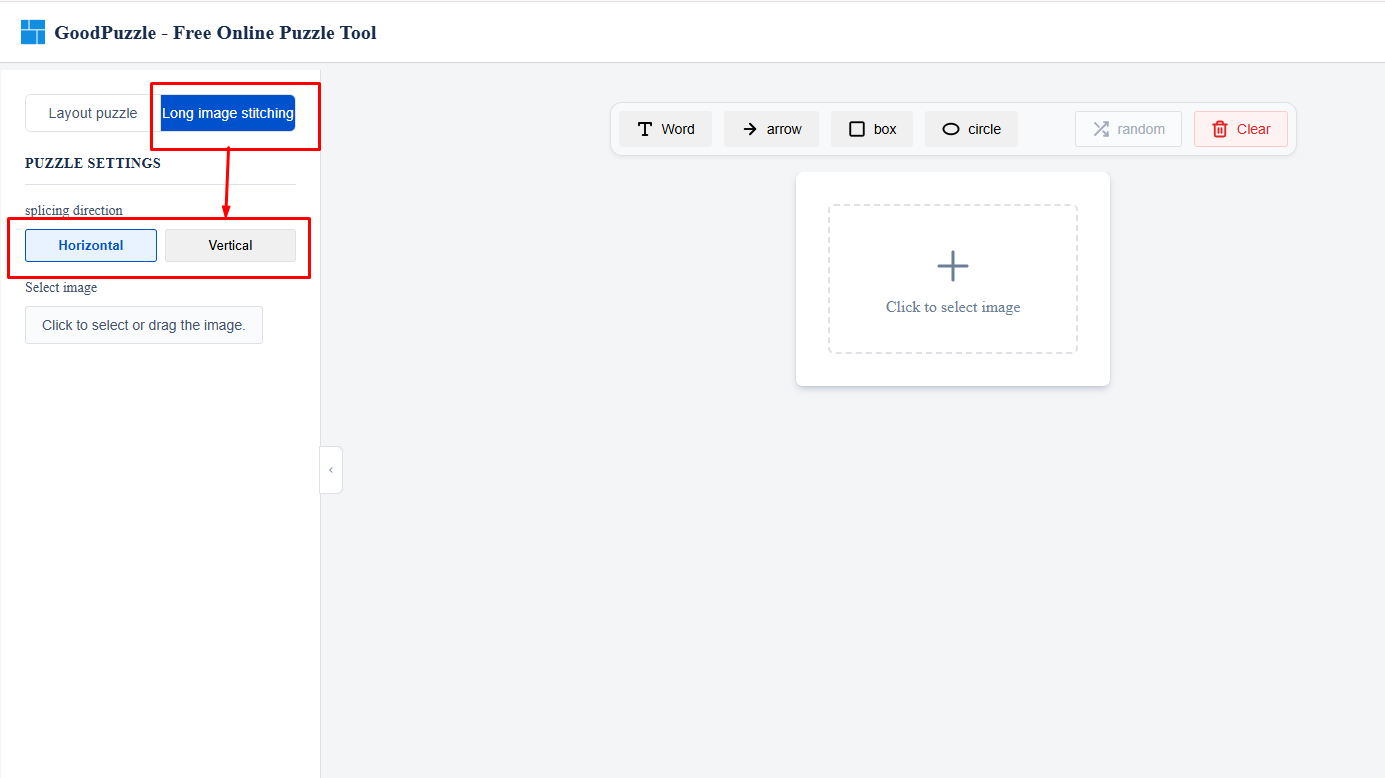 লম্বা Picture জোড়া লাগানো