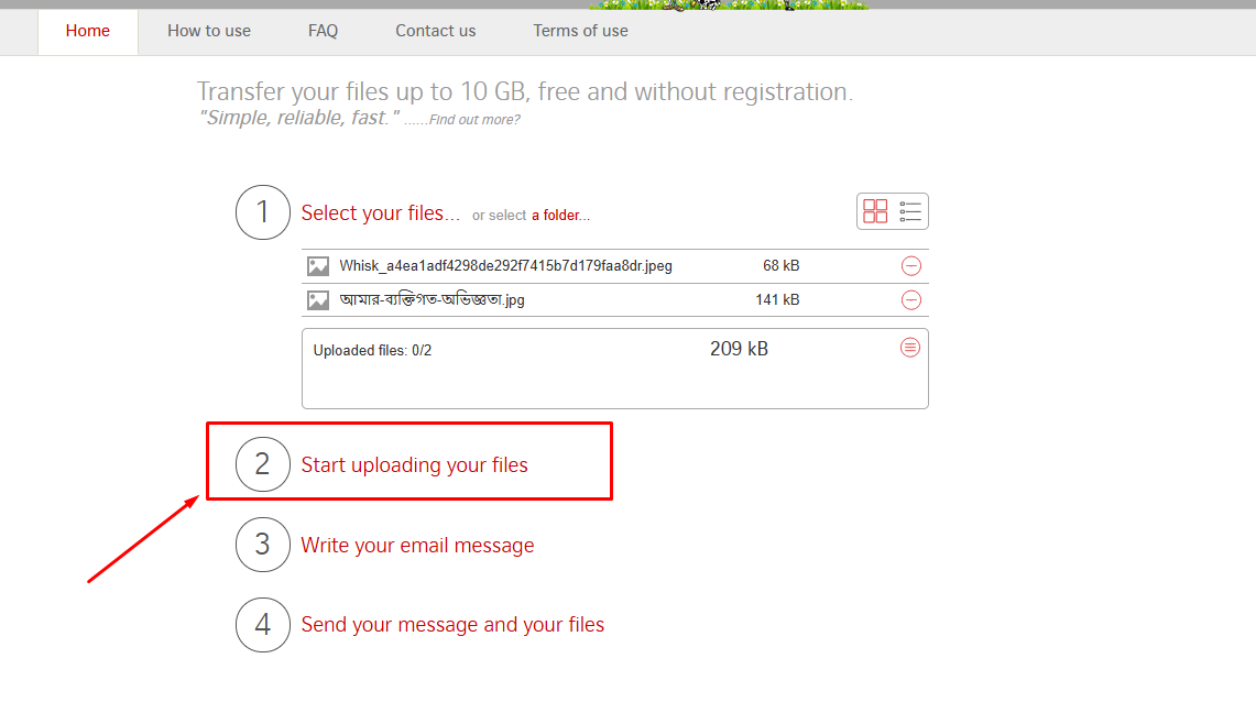 Start Upload Your Document