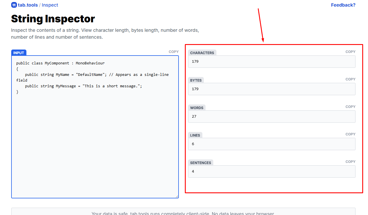 Text এর Information