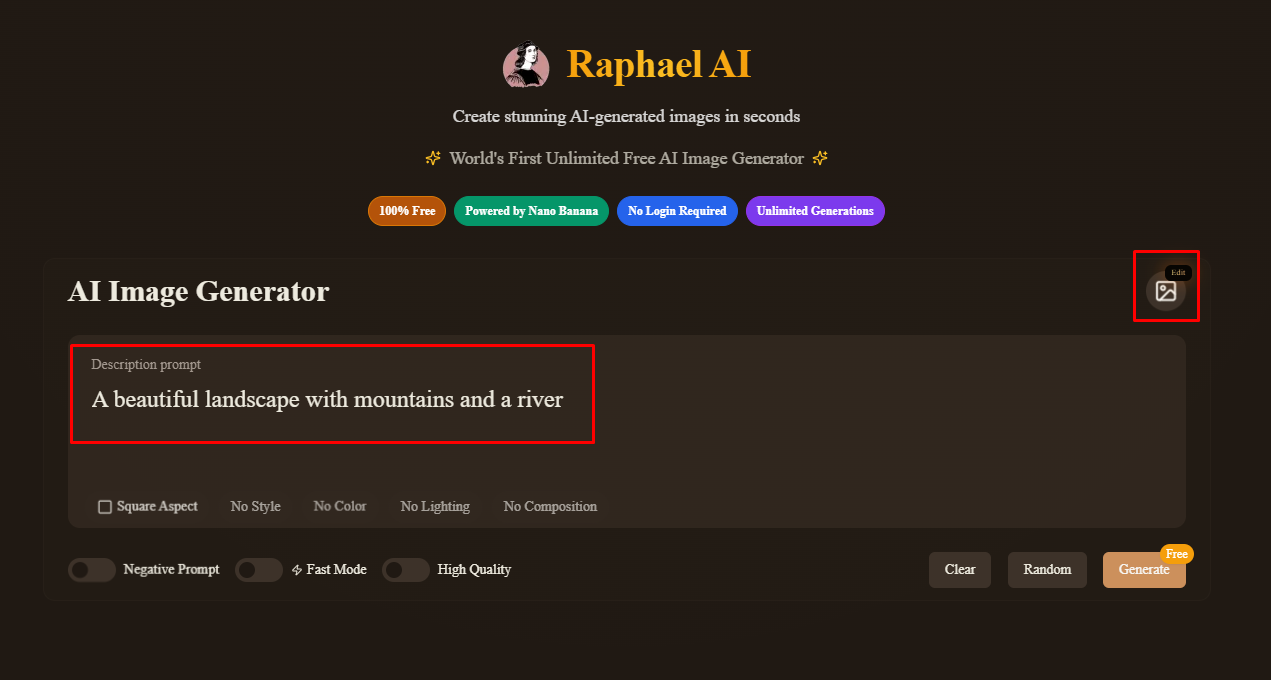 Text Prompts লিখুন