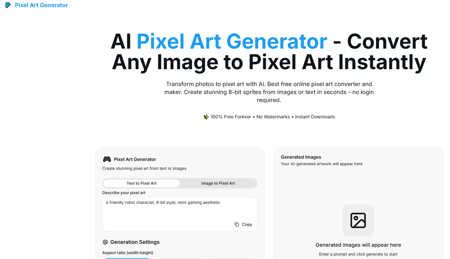 Pixel Art Generator
