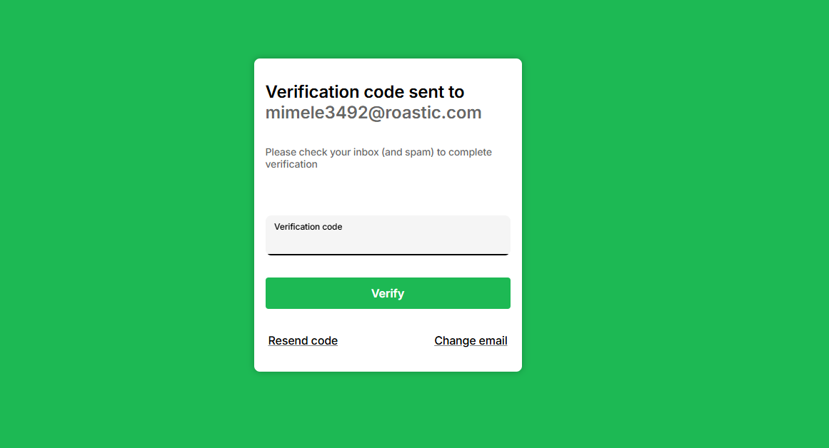 Email Address Verify