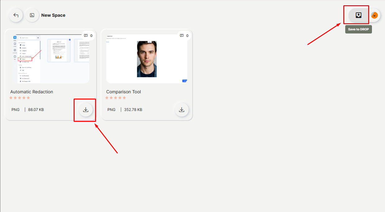 DOWNLOAD BUTTON এ CLICK