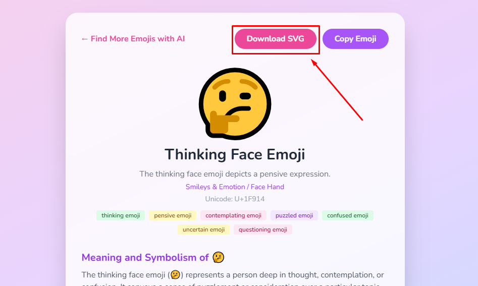 Emoji Image SVG Format-এ Download