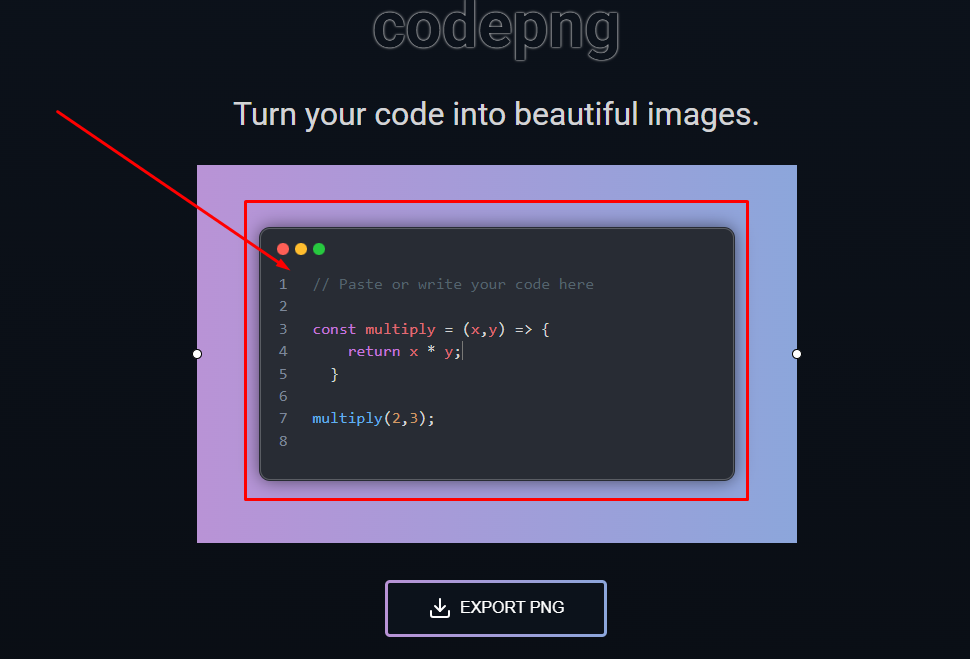 Code Editor Box