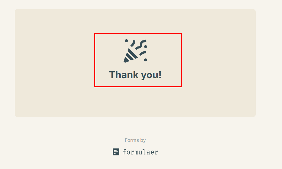 Form Submit