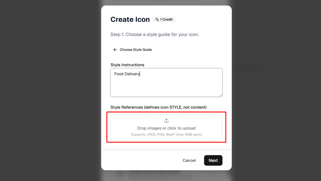 Reference Image Upload করা