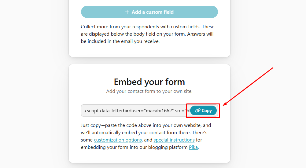 Form Embedding