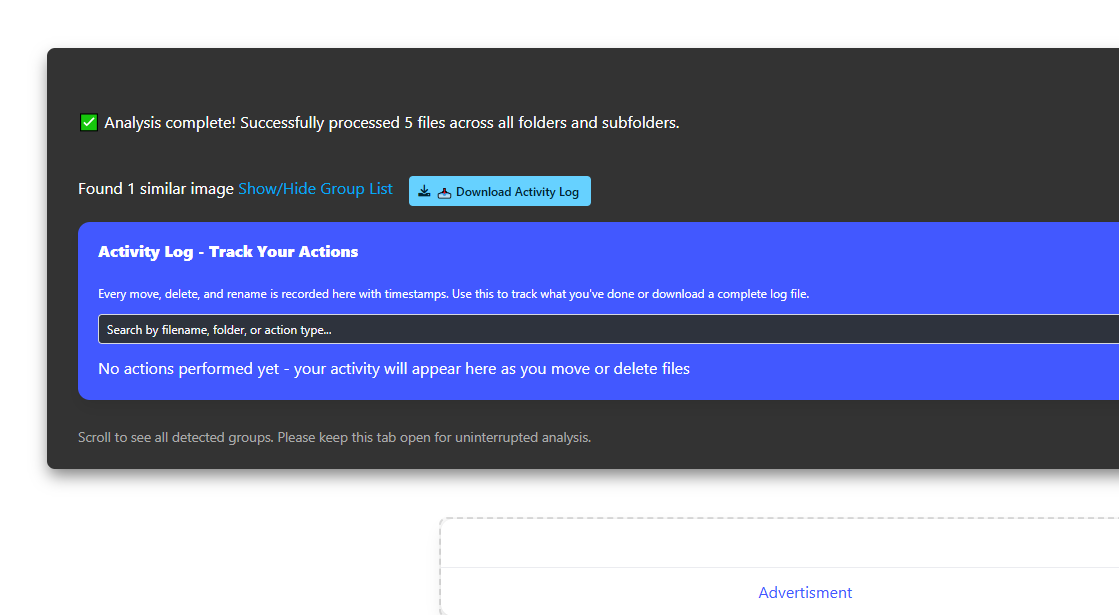 Select a Folder with your Images