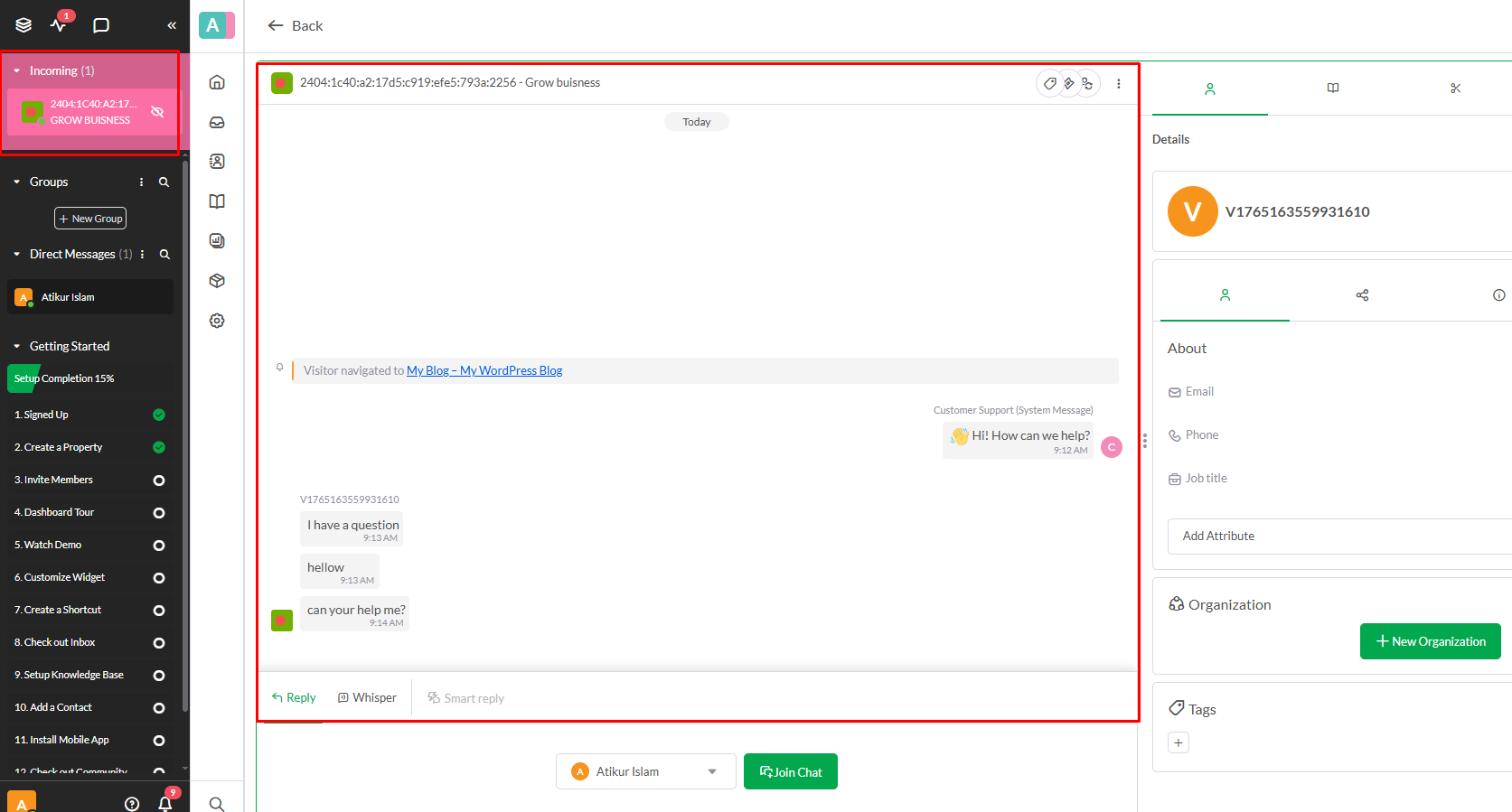 Web Based Management Function