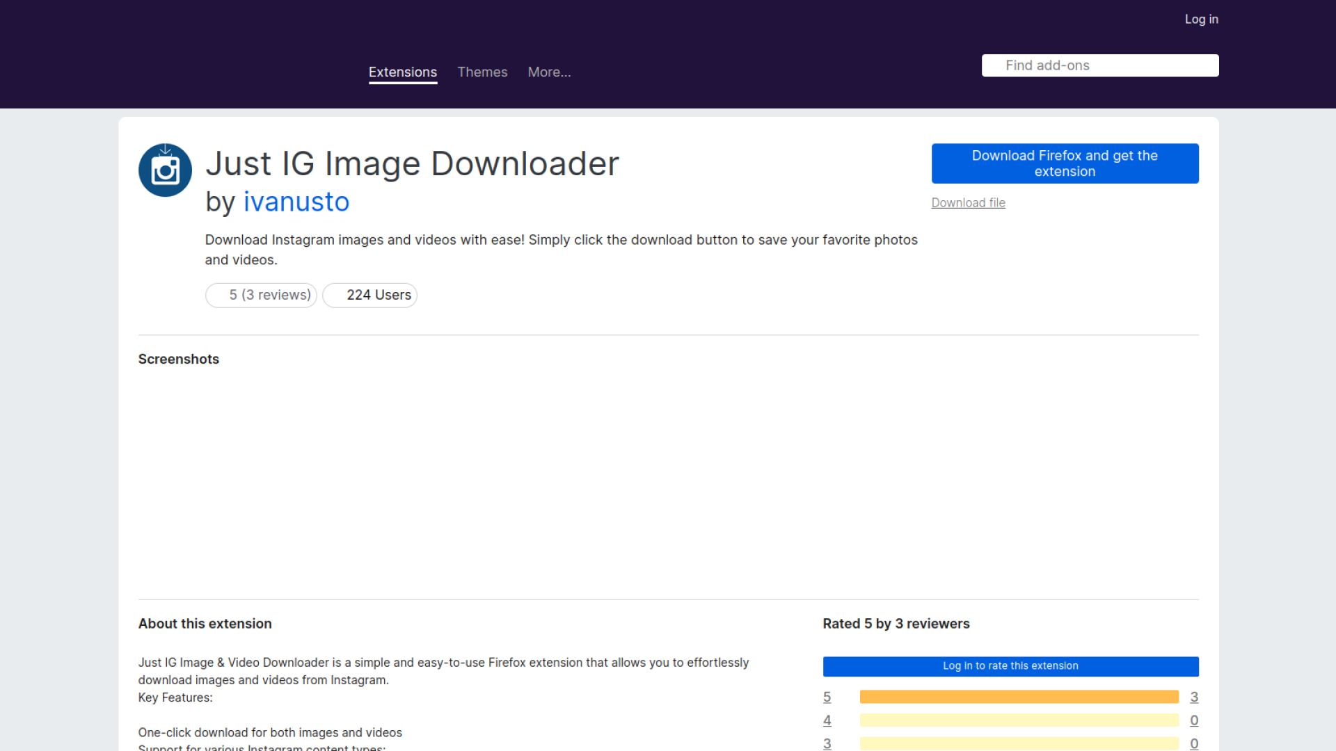Just IG Image Downloader