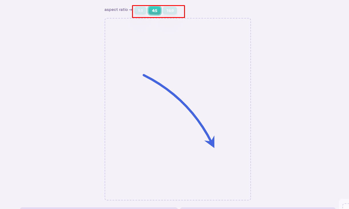 Requirement অনুযায়ী 4:5 অথবা 16:9 ও Use
