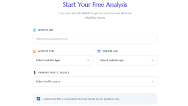 Google AdSense Eligibility Checker Tool: আবেদন করার আগে আপনার ওয়েবসাইট কতটা প্রস্তুত জানুন