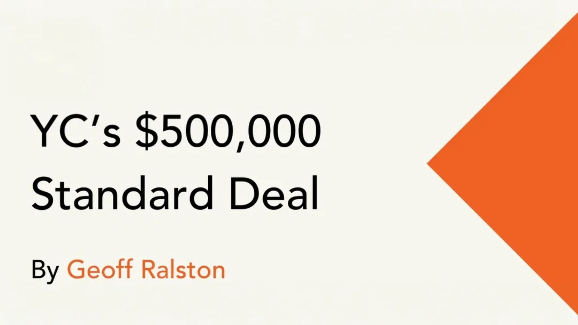 YC-এর বিখ্যাত Standard Deal এখন সরাসরি Blockchain-এ