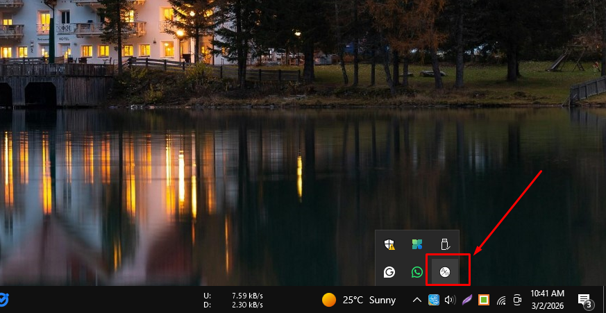 সিস্টেম ট্রে