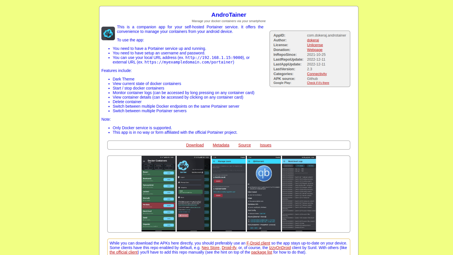 AndroTainer আসলে কী?