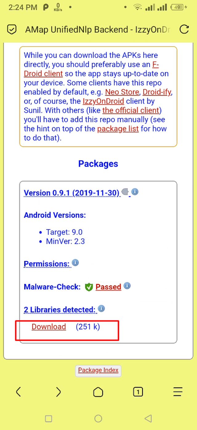 AMap UnifiedNlp Backend