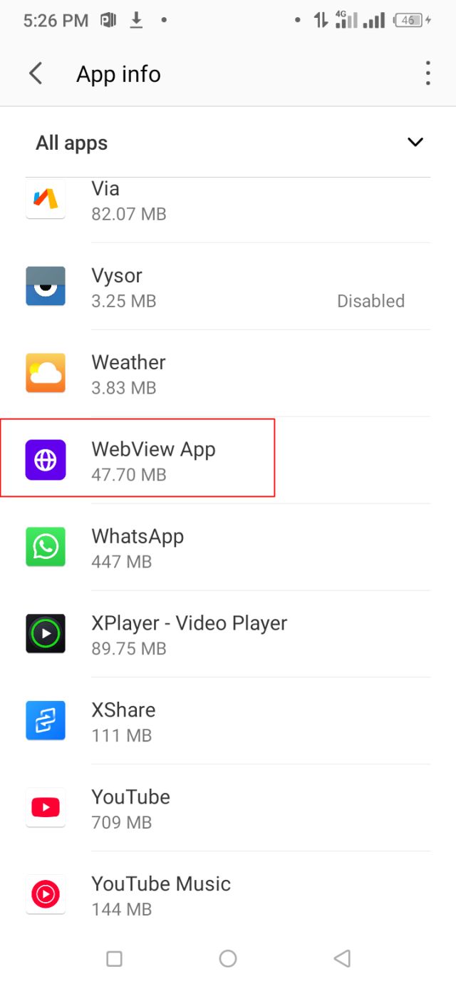 WebView অ্যাপ