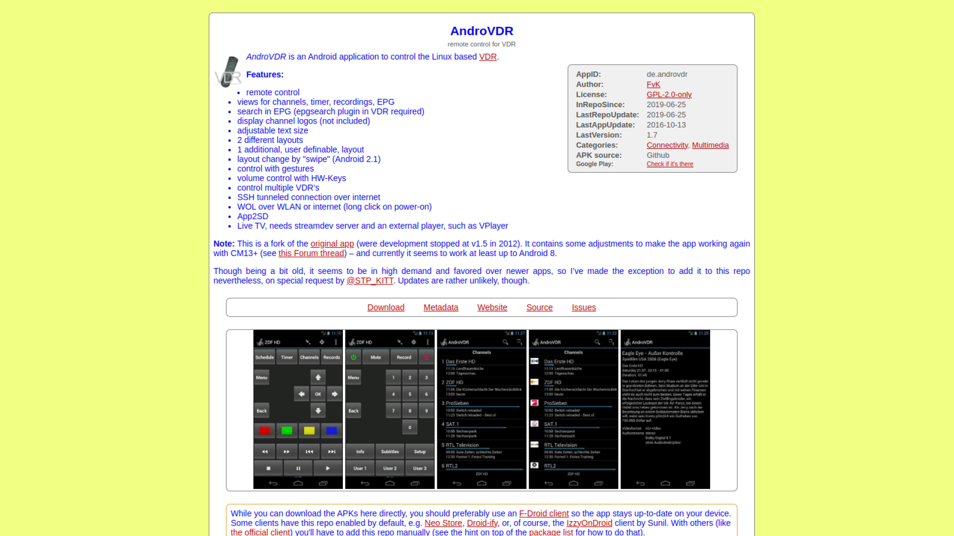 AndroVDR