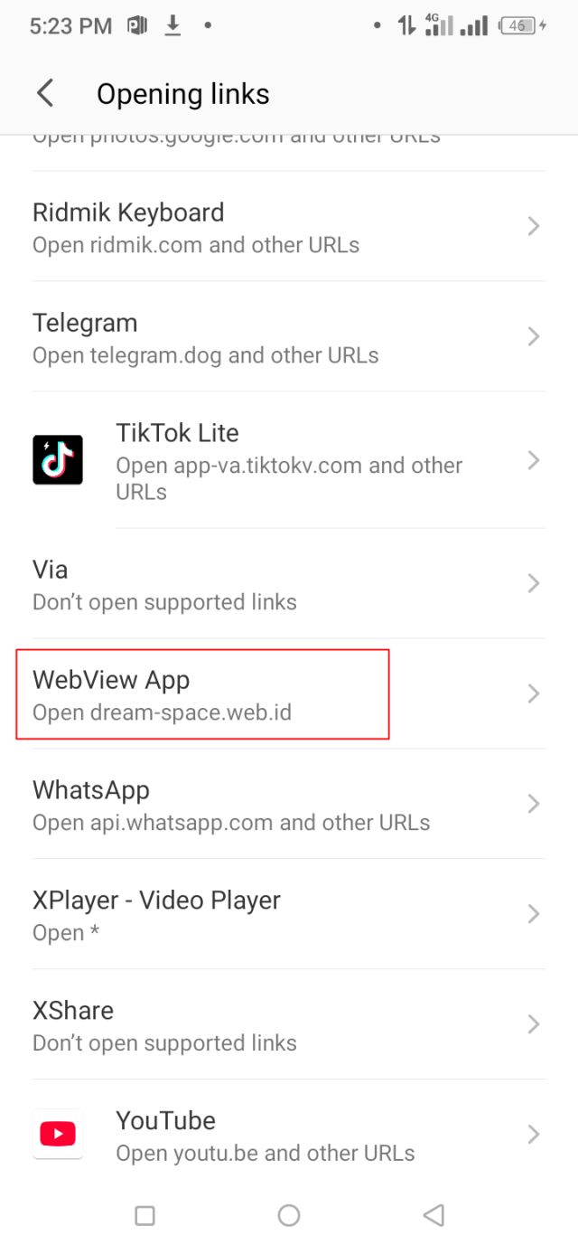 WebView অ্যাপগুলোর তালিকা