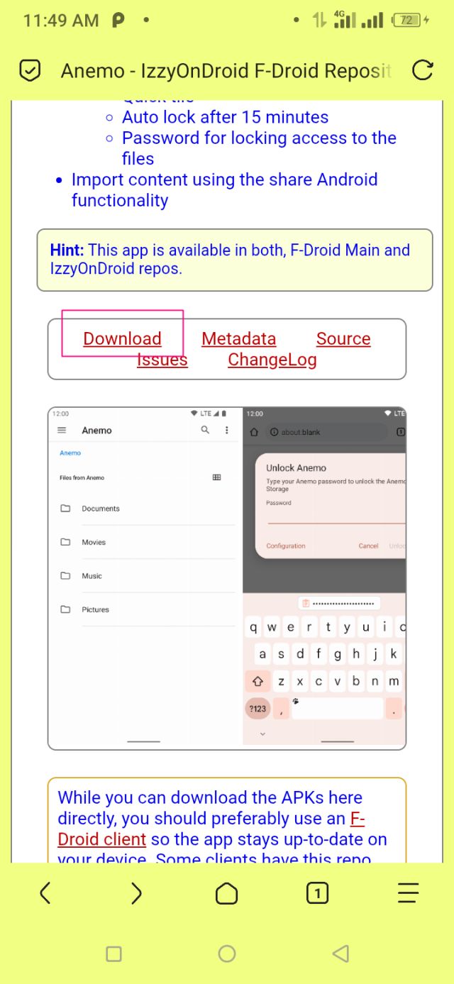 Anemo অ্যাপটি ডাউনলোড করে ইন্সটল