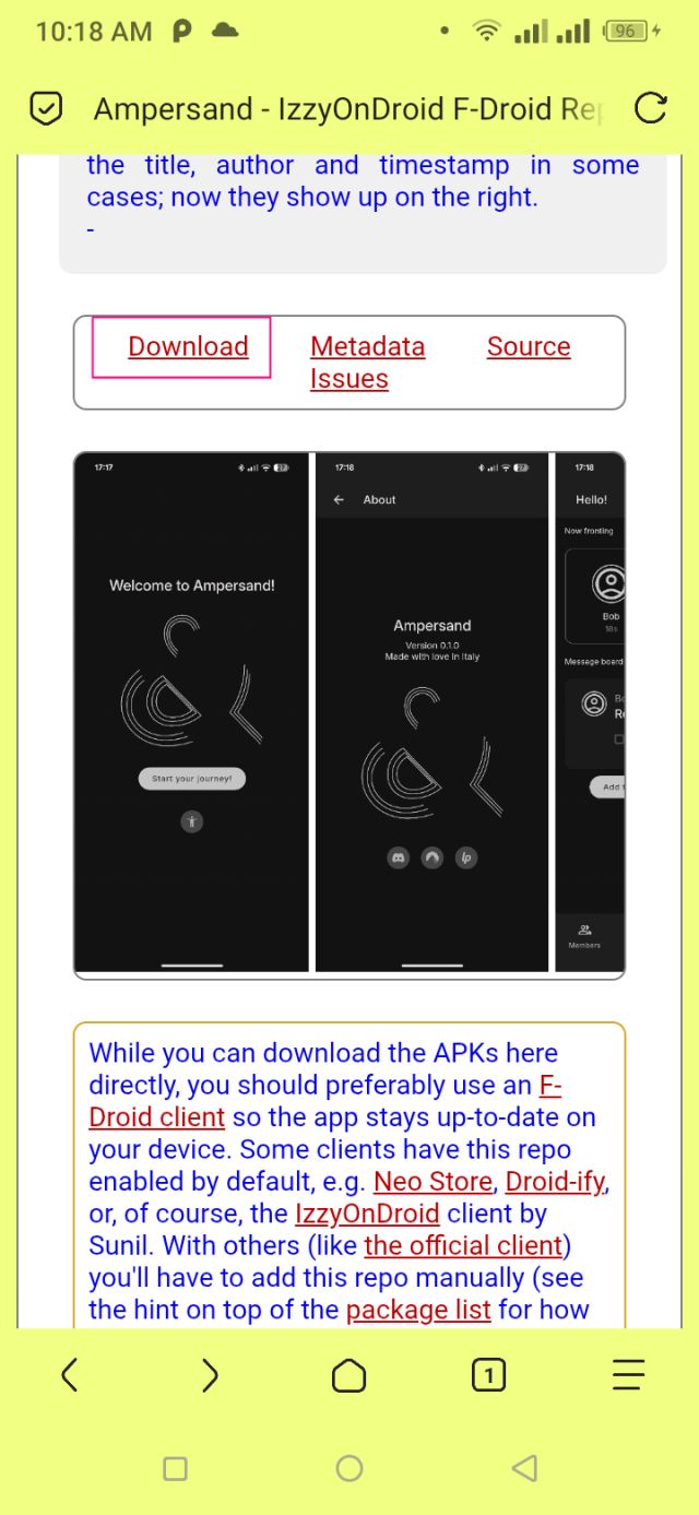 অ্যাপ Ampersand ডাউনলোড করে ইন্সটল করুন