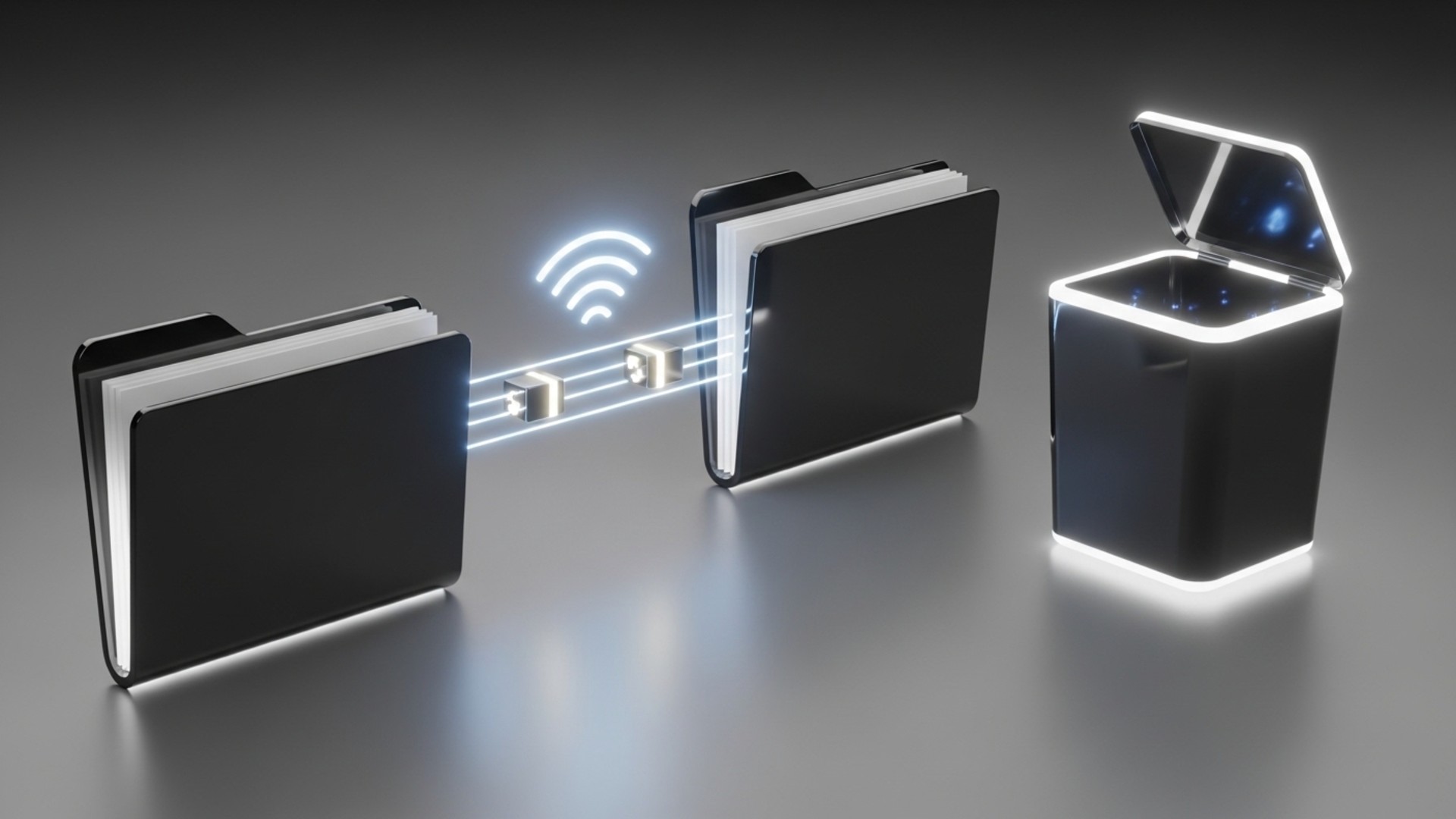 ফাইল ট্রান্সফার এবং রিসাইকেল বিন