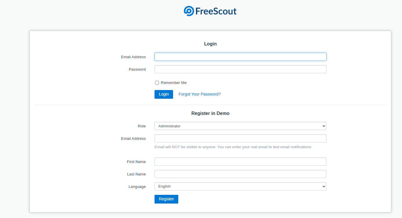 ইন্সটলেশন পেজ