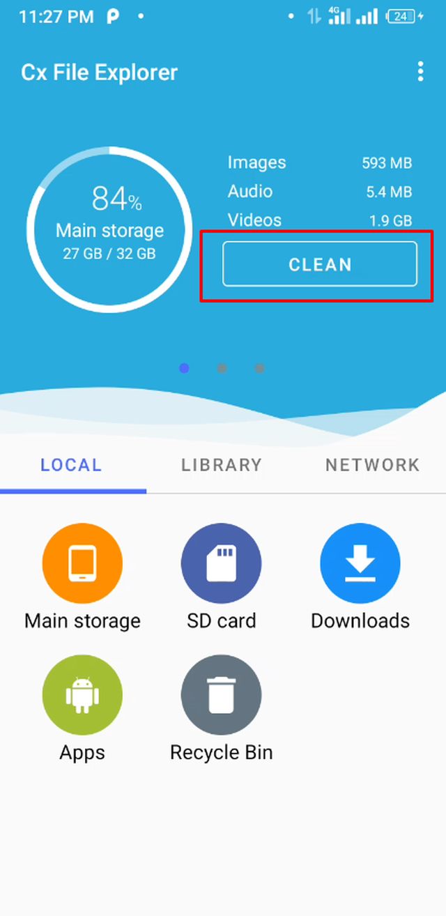 ভিজ্যুয়াল স্টোরেজ অ্যানালাইসিস টুল এবং স্টোরেজ ক্লিনার