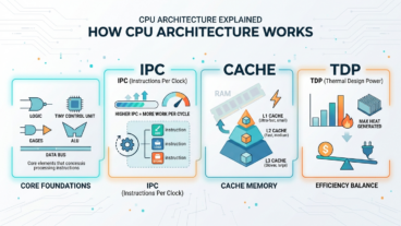 CPU আর্কিটেকচার কিভাবে কাজ করে? IPC, Cache, TDP বিস্তারিত