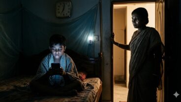 স্মার্টফোনের নীল আলোয় কি ম্লান হচ্ছে শৈশব? গবেষণায় উঠে এল ভয়াবহ তথ্য