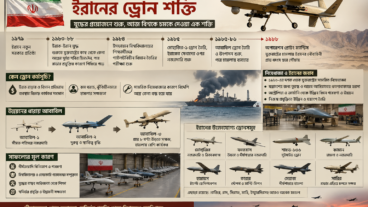 নিষেধাজ্ঞার চাবুকেই পূর্ণ ডানা মেলেছে ইরানের ড্রোন