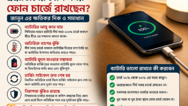 ফোন চার্জের ভুল অভ্যাস, কমছে ব্যাটারির আয়ু