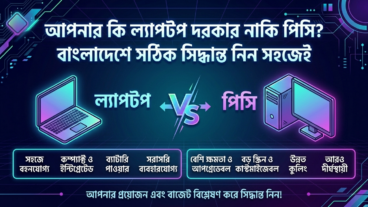 আপনার কি ল্যাপটপ দরকার নাকি পিসি? বাংলাদেশে সঠিক সিদ্ধান্ত নিন সহজেই
