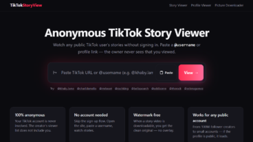 Anonymous TikTok Story Viewer – লগইন ছাড়াই যেকোনো TikTok প্রোফাইল ও স্টোরি দেখুন