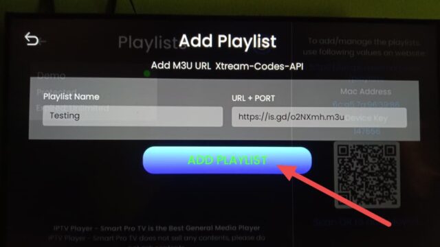 free iptv setup smart tv