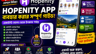 Hopenity তোলপাড় করা নতুন Apps Facebook এর দিন শেষ