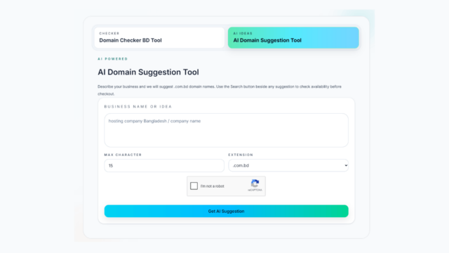 AI Domain Suggestion Tool