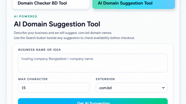 AI Domain Suggestion Tool