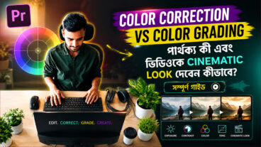 🎨 Color Correction vs Color Grading: পার্থক্য কী এবং ভিডিওকে Cinematic Look দেবেন কীভাবে?