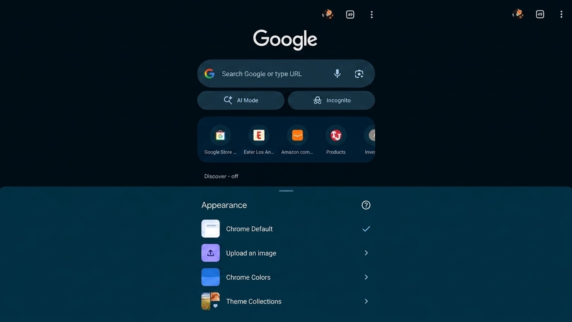 Android-এর Chrome আসছে সম্পূর্ণ নতুন Visual Revolution! নতুন Appearance Menu, New Tab Page Customization আর জাদুকরী Daily Refresh!