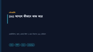DNS আসলে কীভাবে কাজ করে এবং দ্রুত ও নিরাপদ DNS সেট করার সম্পূর্ণ পদ্ধতি