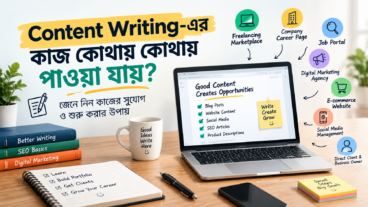 Content Writing-এর কাজ কোথায় পাওয়া যায়? জেনে নিন কাজের সুযোগ ও শুরু করার উপায়